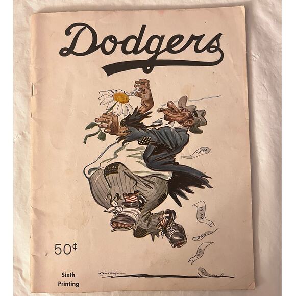 1951 Brooklyn Dodgers Yearbook Jackie Robinson Roy Campanella Duke Snider - Picture 1 of 10